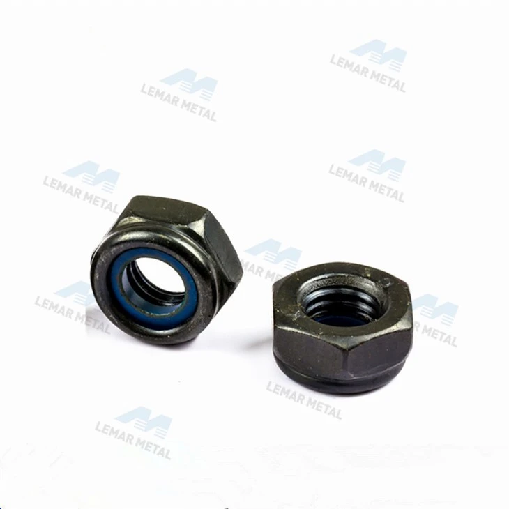 Stainless steel hexagonal nylon lock nut