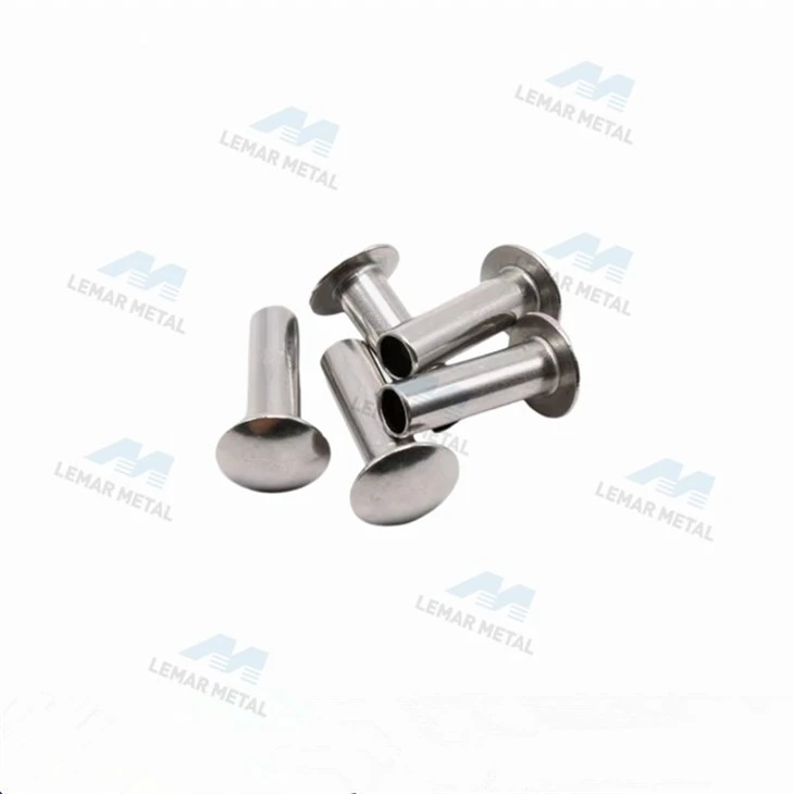 Oval Head Semi-tubular Rivet