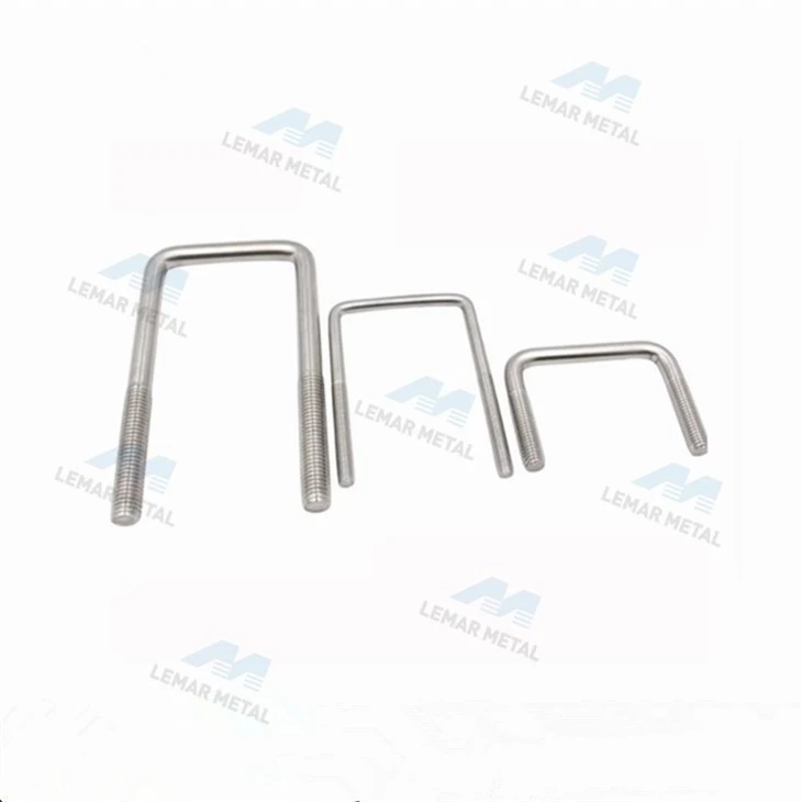 Zinc Plated Square Trailer U-Bolt